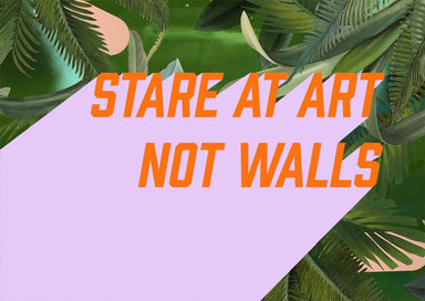 Stare At Art Not Walls - Landscape Purple Matte Art Print Stare At Art Art Print