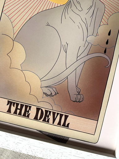 The Devil Art Print Tarot Cats Art Print