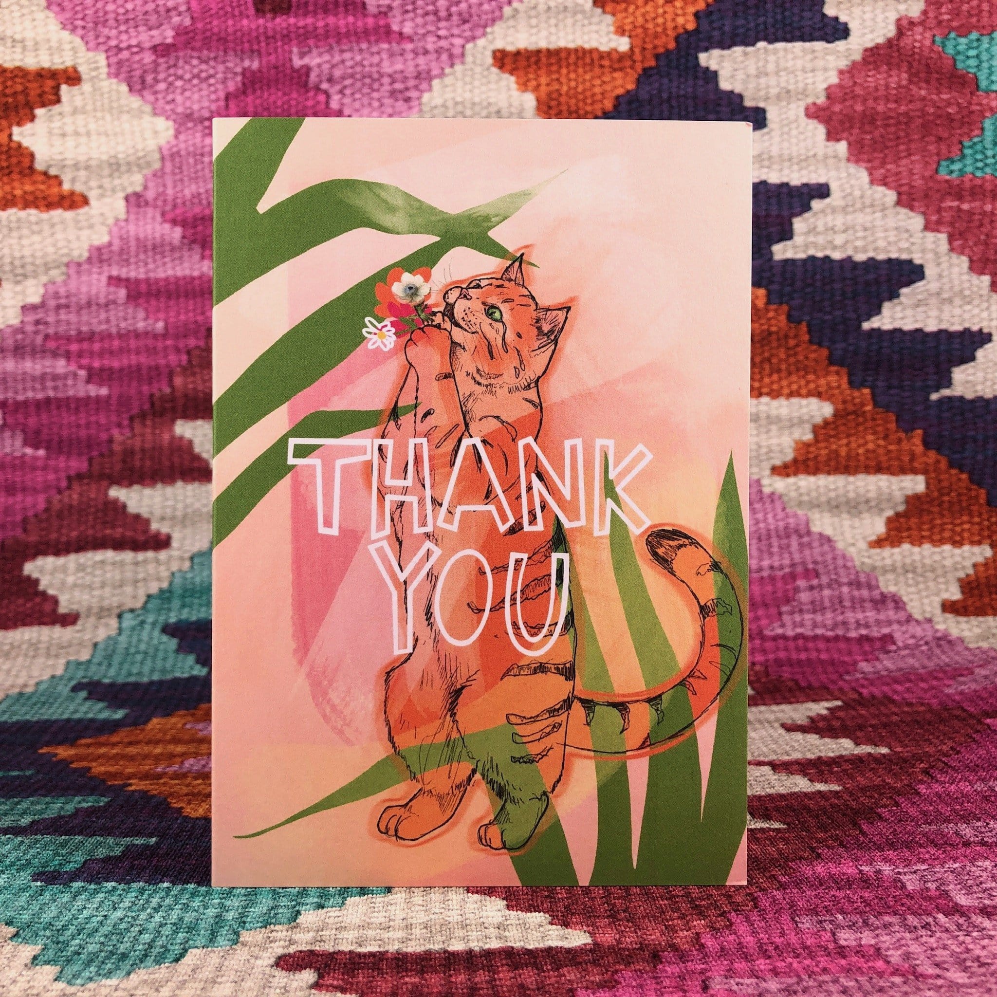 Cats On Legs - Thankyou Greeting Card Cats On Legs Card