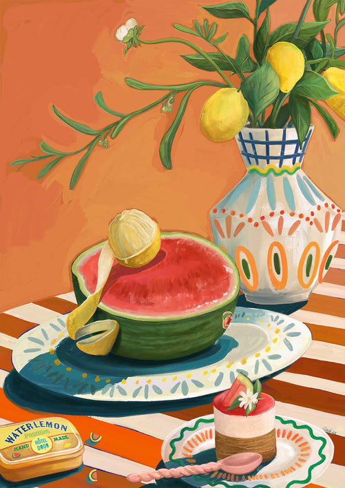 Hotel Dodo Watermelon Art Print