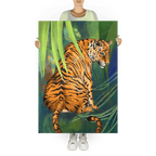 Jungle Stripes Giclée Art Print Pawky Paws A0 (84.1 X 118.9 cm) Art Print