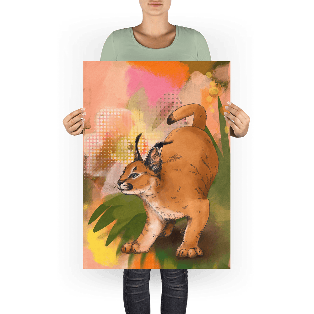 Tufted Whimsy Giclée Art Print Pawky Paws A1 (59.4 X 84.1 cm) Art Print