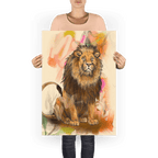 Savannah Suave Giclée Art Print Pawky Paws A1 (59.4 X 84.1 cm) Art Print