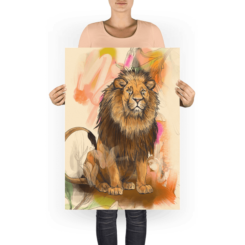 Savannah Suave Giclée Art Print Pawky Paws A1 (59.4 X 84.1 cm) Art Print