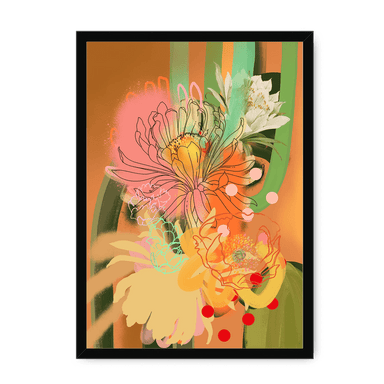 Chromatose Botanica - Cacti Framed Print Chromatose A3 (297 X 420 mm) / Black / No Mount (All Art) Framed Print