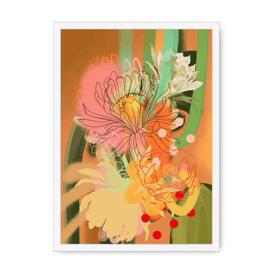 Chromatose Botanica - Cacti Framed Print Chromatose A3 (297 X 420 mm) / White / No Mount (All Art) Framed Print