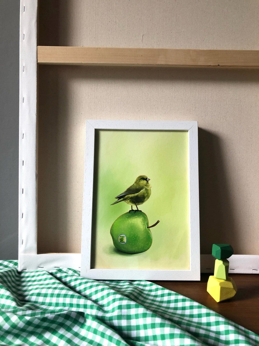 Apple Akekee Giclée Art Print Sticky Beaks Art Print