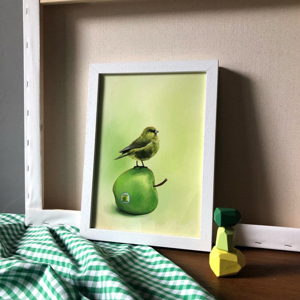 Apple Akekee Giclée Art Print Sticky Beaks Art Print