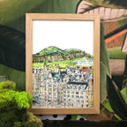 Arthurs Seat & The Crags Matte Art Print Essential Edinburgh Art Print