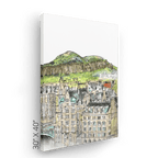 Arthurs Seat & The Crags Matte Canvas Print Essential Edinburgh Canvas Print