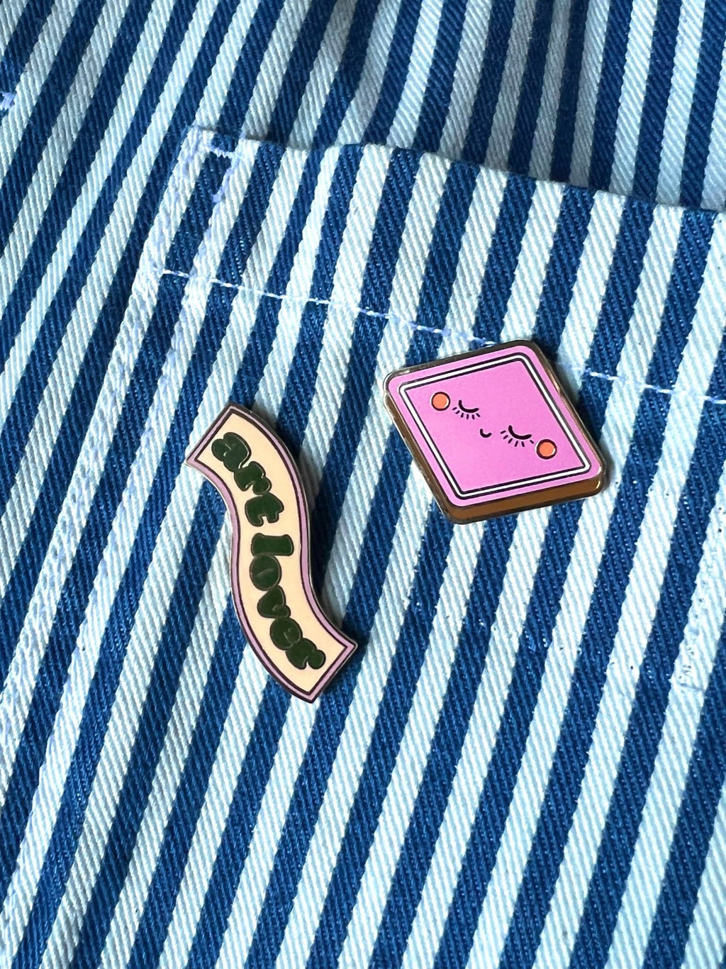 Happy Lozenge Pin Pins by diedododa Pin