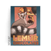 Lemur Chocolate Canvas Print ADimals 30" X 40" Canvas Print