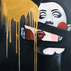 Butterfly Kiss Giclée Art Print Fine Art Square GIclee Art Print