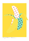 Banana Matte Art Print Fruity Patootie Art Print