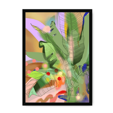 Chromatose Botanica - Banani-Banana Framed Print Chromatose A3 (297 X 420 mm) / Black / No Mount (All Art) Framed Print