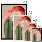 Bloodmoon Bloom Framed Print Heat Flares Framed Print