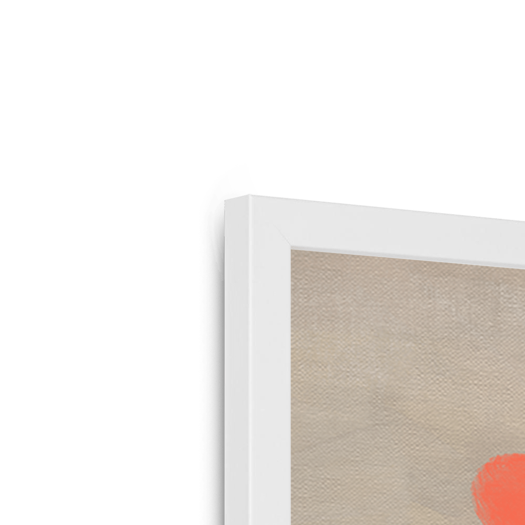 Bloodmoon Bloom Framed Print Heat Flares Framed Print