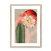 Bloodmoon Bloom Framed Print Heat Flares A3 (297 X 420 mm) / Natural / White Mount Framed Print