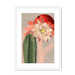 Bloodmoon Bloom Framed Print Heat Flares A3 (297 X 420 mm) / White / White Mount Framed Print