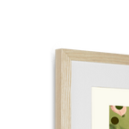 Blooming Budgerigars Framed with a Mount Print The Gathering Mounted Print