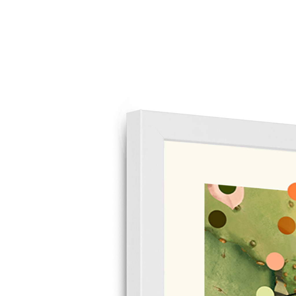 Blooming Budgerigars Matte Framed Print The Gathering Framed Print