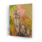 Bobcat Botanica Canvas Print Pawky Paws Canvas Print