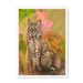 Bobcat Botanica Framed Print Pawky Paws A3 (297 X 420 mm) / White / No Mount (All Art) Framed Print