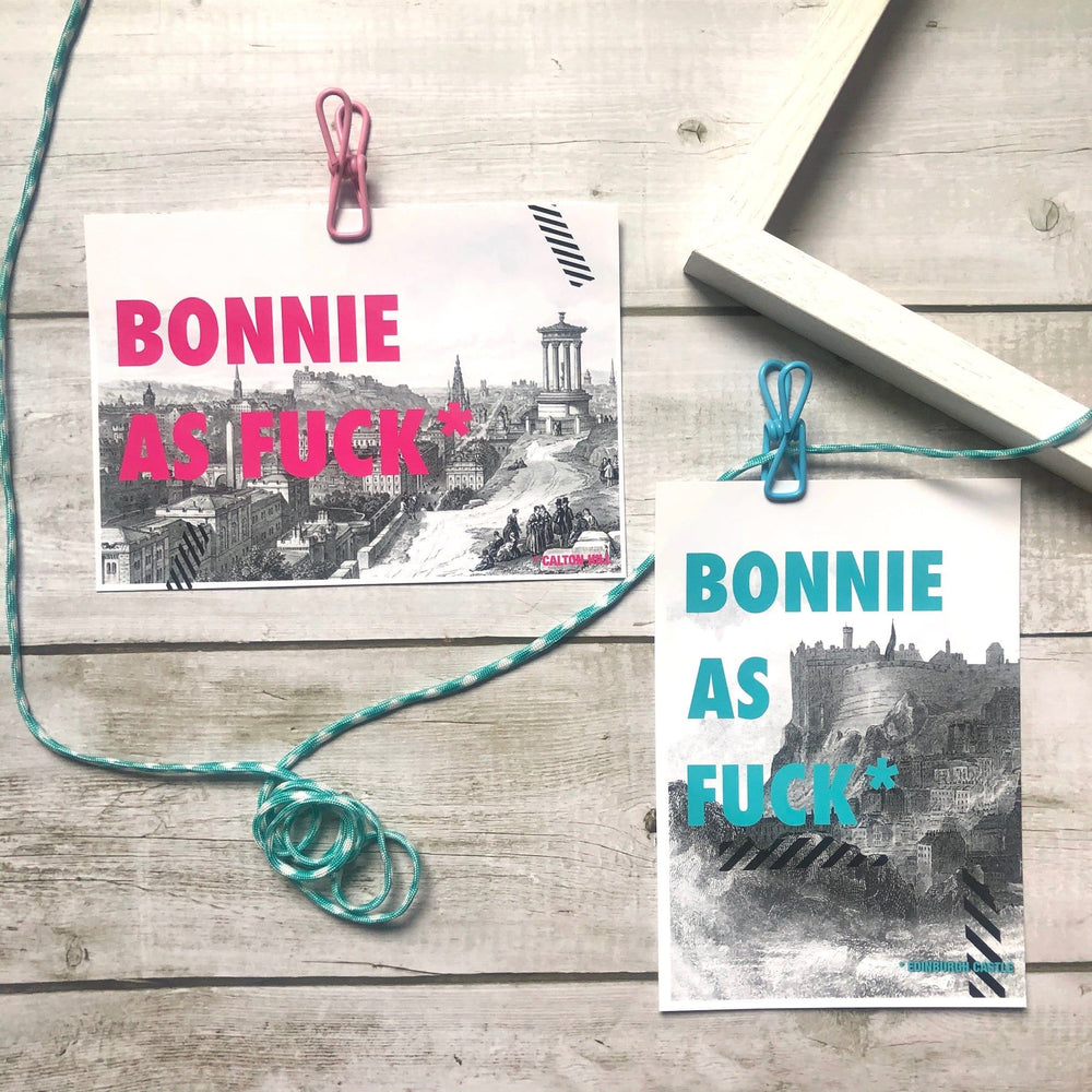 Bonnie Castle Matte Art Print Essential Edinburgh Art Print