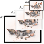 Boudoir Finches Framed Print The Gathering Framed Print