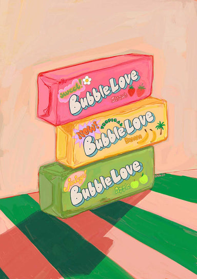 Bubblegum Giclée Art Print Kitsch Kanaveral Art Print