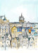 Old Town & St Giles Matte Art Print Essential Edinburgh Art Print