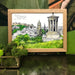 Calton Hill Edinburgh Matte Art Print Essential Edinburgh Art Print