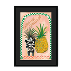 Camouflage Gymnastique Framed Print Aventures Des Créatures A3 (297 X 420 mm) / Black / Black Mount Framed Print