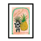 Camouflage Gymnastique Framed Print Aventures Des Créatures A3 (297 X 420 mm) / Black / White Mount Framed Print