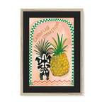 Camouflage Gymnastique Framed Print Aventures Des Créatures A3 (297 X 420 mm) / Natural / Black Mount Framed Print