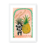 Camouflage Gymnastique Framed Print Aventures Des Créatures A3 (297 X 420 mm) / White / White Mount Framed Print