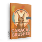 Caracal Brushes Canvas Print ADimals Canvas Print