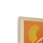 Caracal Brushes Giclée Framed Print ADimals Framed Print