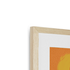 Caracal Brushes Giclée Framed with a Mount Print ADimals Mounted Print