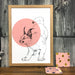 Caracal Matte Art Print Cats & Dots Art Print