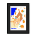 Content Contortions Framed Print Cat Cave Antics A3 (297 X 420 mm) / Black / Black Mount Framed Print