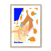 Content Contortions Framed Print Cat Cave Antics A3 (297 X 420 mm) / Natural / No Mount (All Art) Framed Print