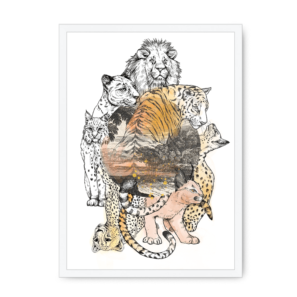 Cataloupe Framed Print The Gathering A3 (297 X 420 mm) / White / No Mount (All Art) Framed Print