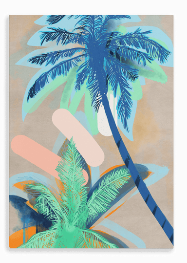Palm Beach Canvas Print Heat Flares 28"x40"(70x100 cm) Canvas Print