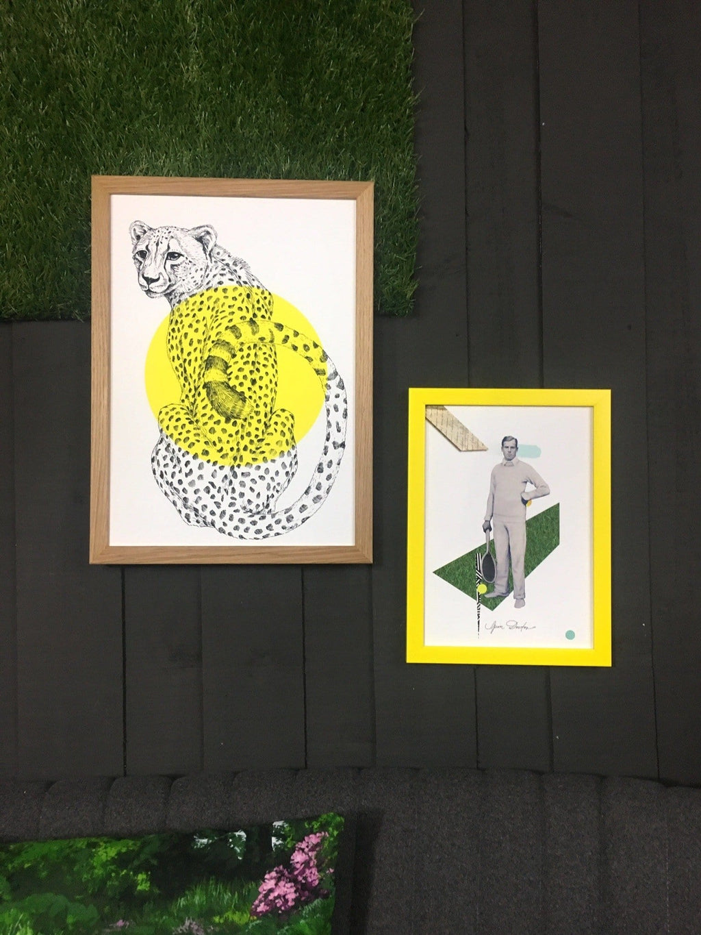 Cheetah Matte Art Print Cats & Dots Art Print