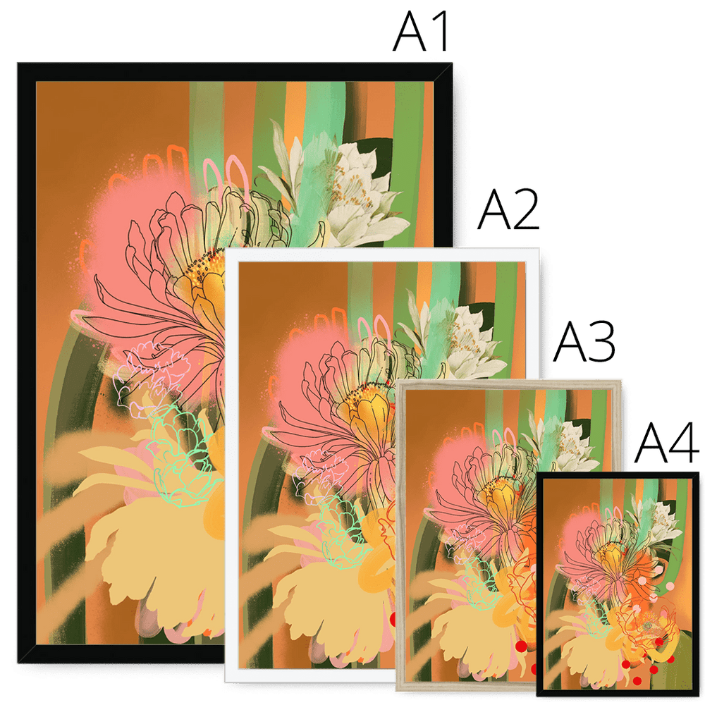 Chromatose Botanica - Cacti Framed Print Chromatose Framed Print