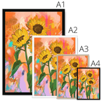 Chromatose Botanica - Sunflowers Framed Print Chromatose Framed Print