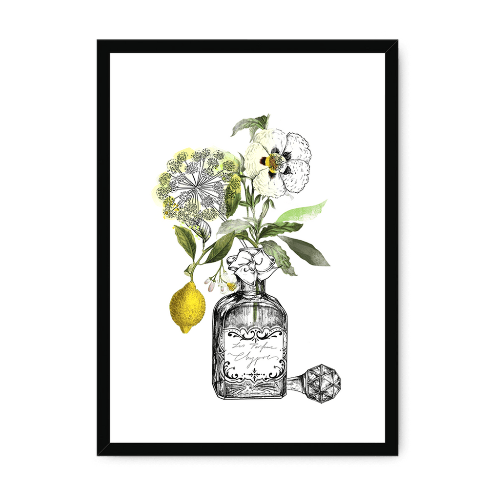 Chypre Framed Print Les Parfums A3 (297 X 420 mm) / Black / No Mount (All Art) Framed Print