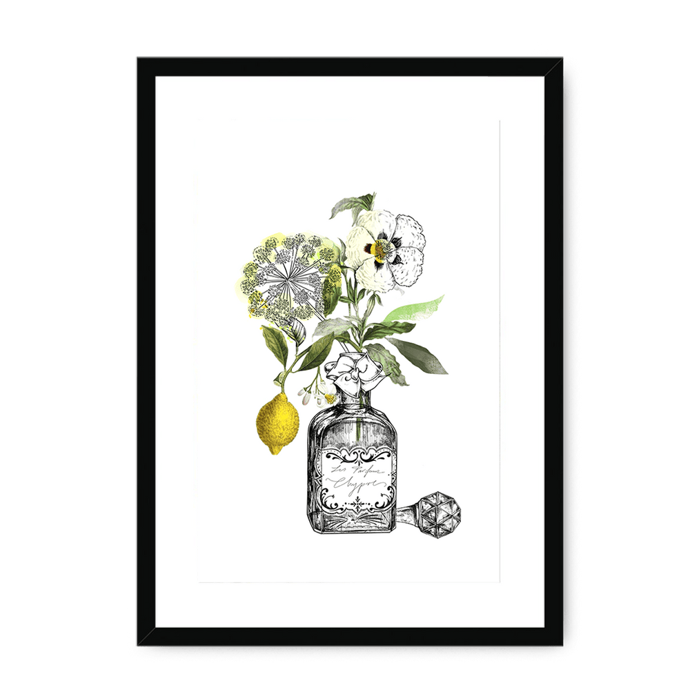 Chypre Framed Print Les Parfums A3 (297 X 420 mm) / Black / White Mount Framed Print