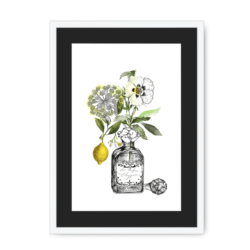 Chypre Framed Print Les Parfums A3 (297 X 420 mm) / White / Black Mount Framed Print